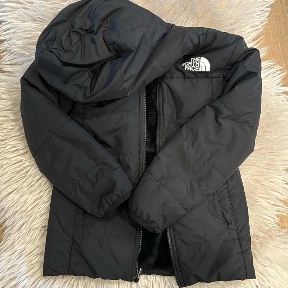 The North Face Reversible Puffer Jacket Black XS (kids)